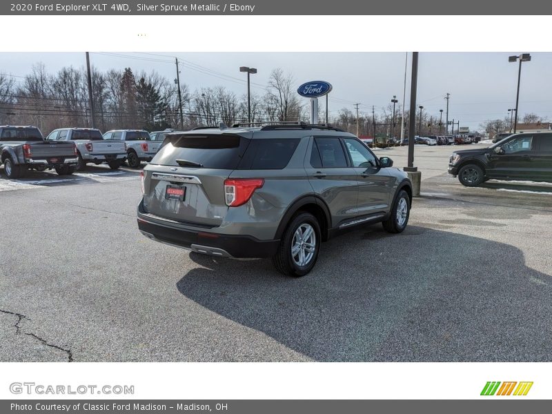 Silver Spruce Metallic / Ebony 2020 Ford Explorer XLT 4WD