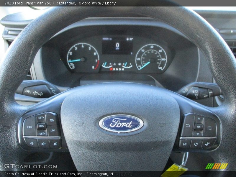 Oxford White / Ebony 2020 Ford Transit Van 250 HR Extended