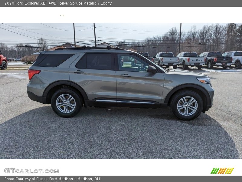 Silver Spruce Metallic / Ebony 2020 Ford Explorer XLT 4WD