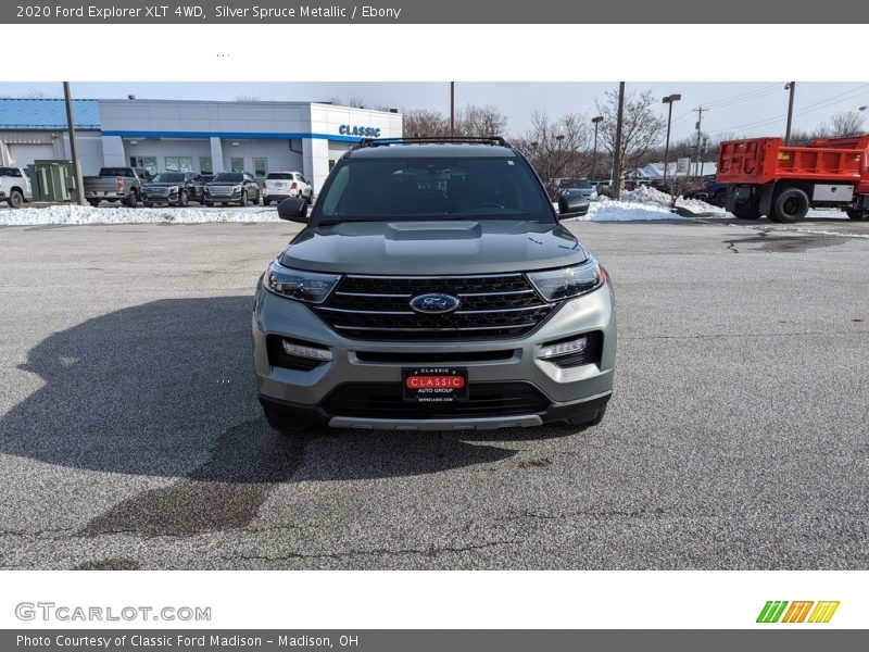 Silver Spruce Metallic / Ebony 2020 Ford Explorer XLT 4WD