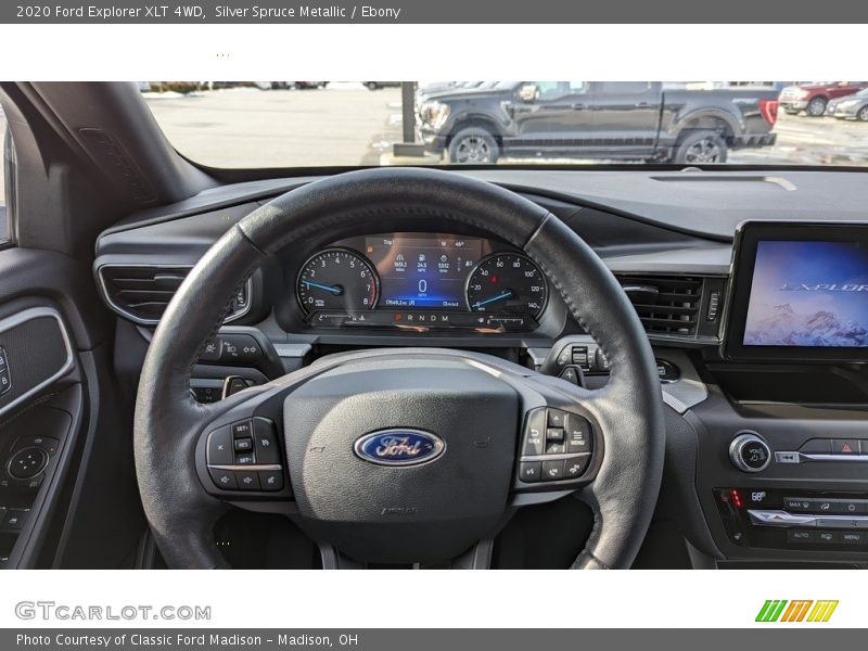 Silver Spruce Metallic / Ebony 2020 Ford Explorer XLT 4WD