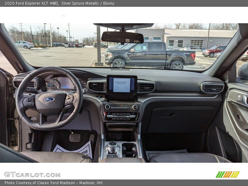 Silver Spruce Metallic / Ebony 2020 Ford Explorer XLT 4WD