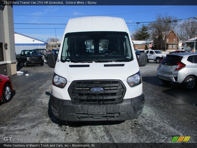 Oxford White / Ebony 2020 Ford Transit Van 250 HR Extended
