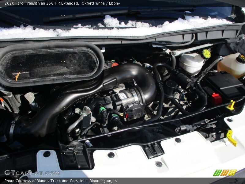 Oxford White / Ebony 2020 Ford Transit Van 250 HR Extended