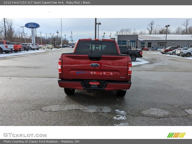 Ruby Red / Black 2019 Ford F150 XLT Sport SuperCrew 4x4