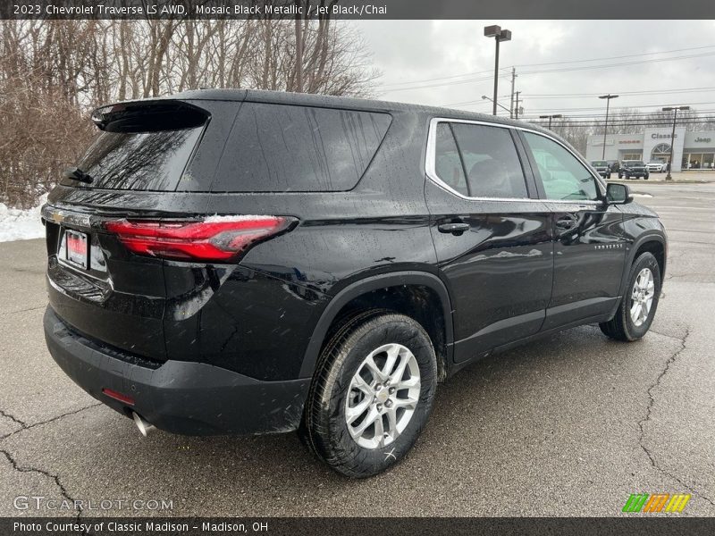 Mosaic Black Metallic / Jet Black/Chai 2023 Chevrolet Traverse LS AWD