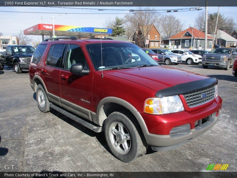 Toreador Red Metallic / Medium Parchment 2002 Ford Explorer XLT 4x4