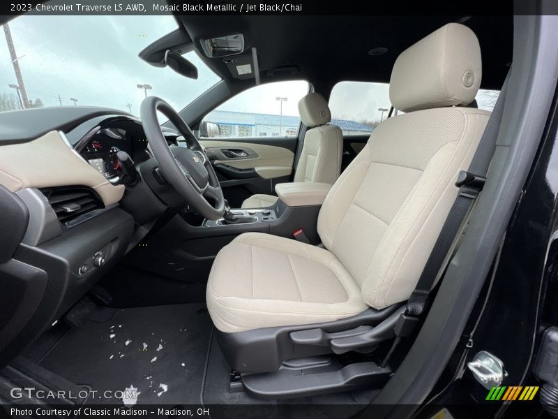 Mosaic Black Metallic / Jet Black/Chai 2023 Chevrolet Traverse LS AWD