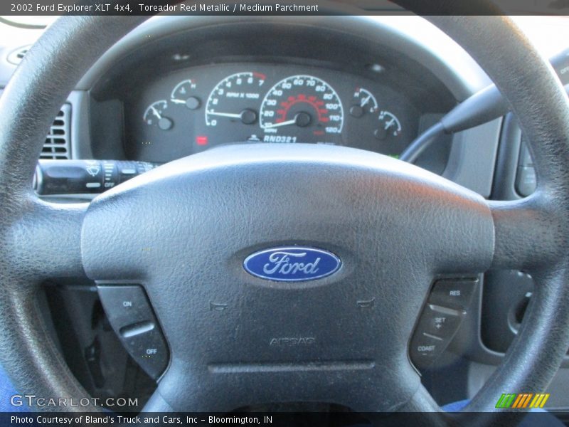 Toreador Red Metallic / Medium Parchment 2002 Ford Explorer XLT 4x4