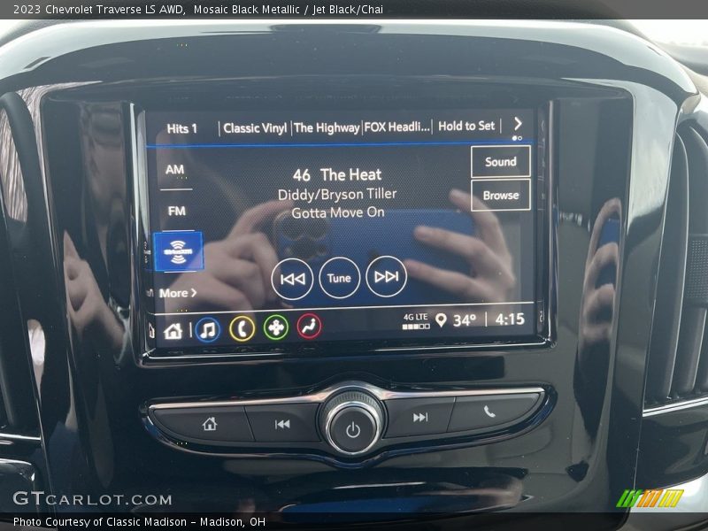 Mosaic Black Metallic / Jet Black/Chai 2023 Chevrolet Traverse LS AWD