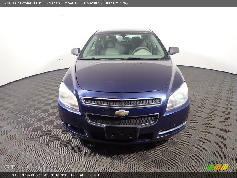 Imperial Blue Metallic / Titanium Gray 2008 Chevrolet Malibu LS Sedan