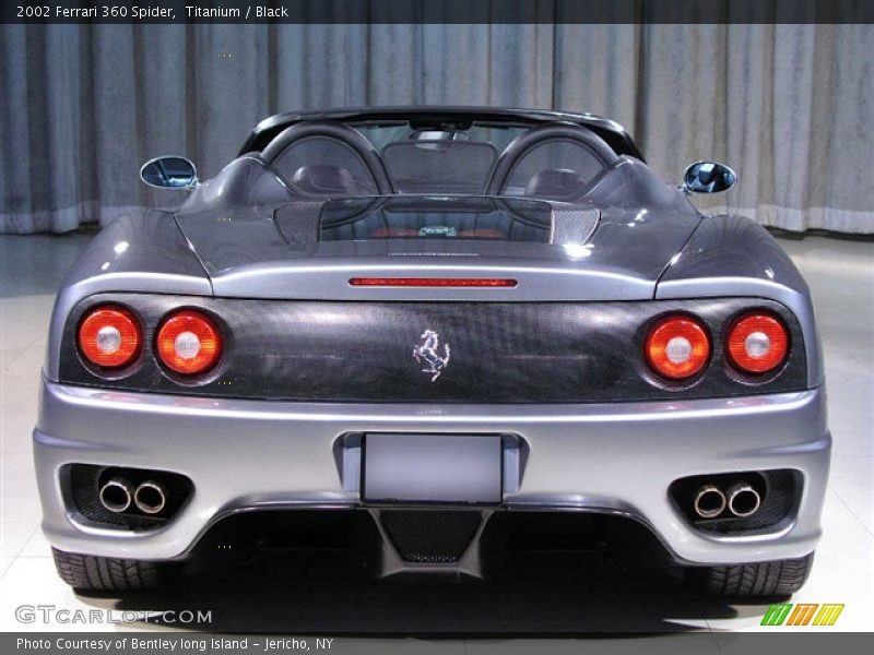 Titanium / Black 2002 Ferrari 360 Spider