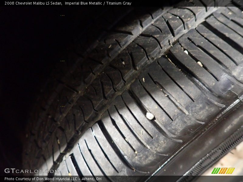 Imperial Blue Metallic / Titanium Gray 2008 Chevrolet Malibu LS Sedan