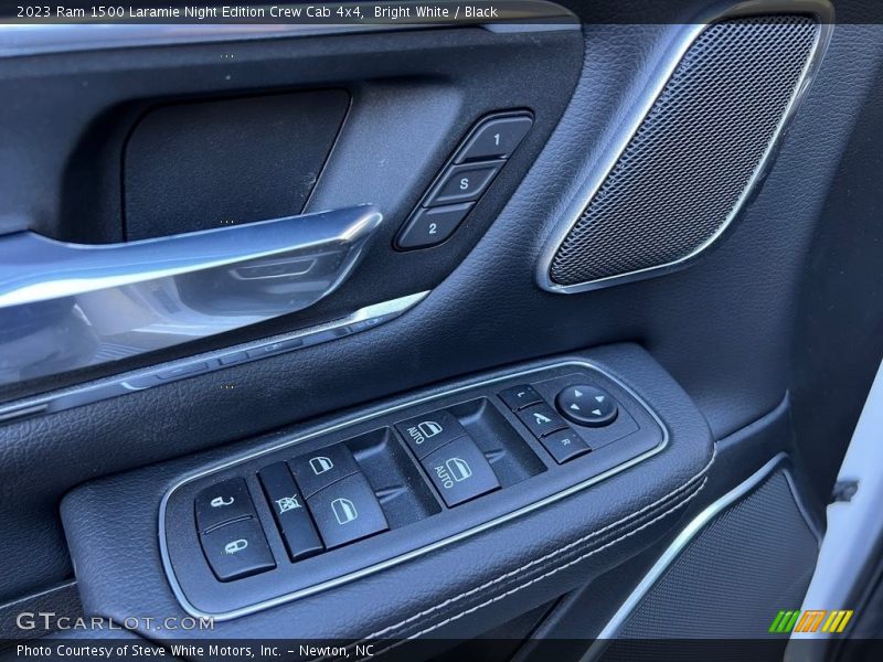 Door Panel of 2023 1500 Laramie Night Edition Crew Cab 4x4