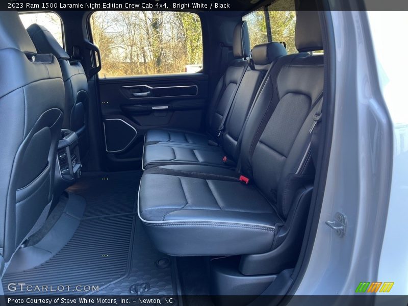 Rear Seat of 2023 1500 Laramie Night Edition Crew Cab 4x4