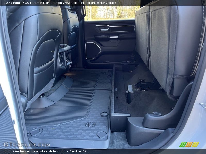 Rear Seat of 2023 1500 Laramie Night Edition Crew Cab 4x4