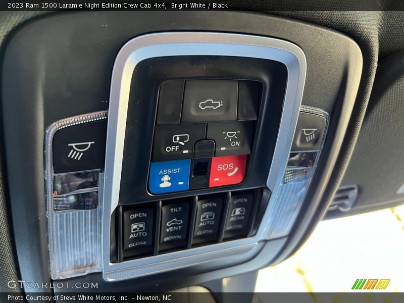 Controls of 2023 1500 Laramie Night Edition Crew Cab 4x4