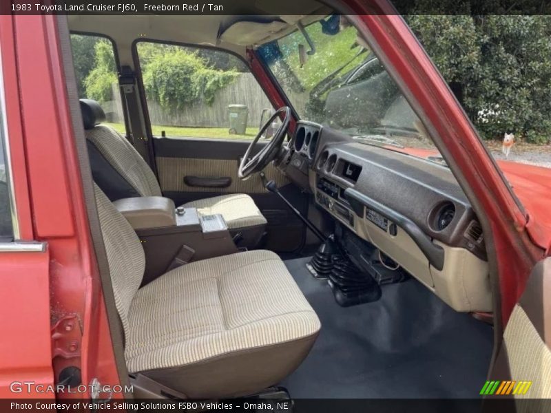 Front Seat of 1983 Land Cruiser FJ60