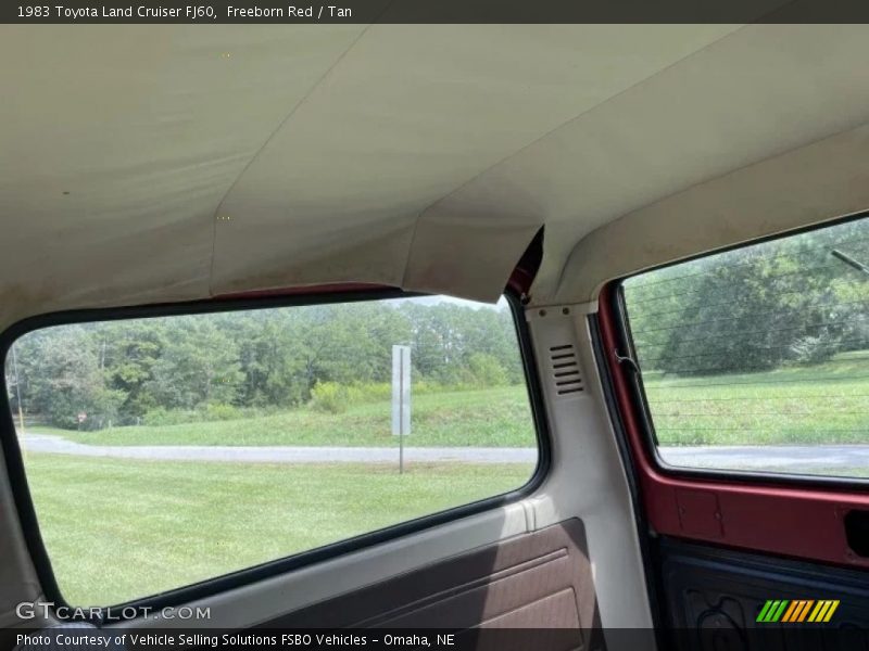 Freeborn Red / Tan 1983 Toyota Land Cruiser FJ60