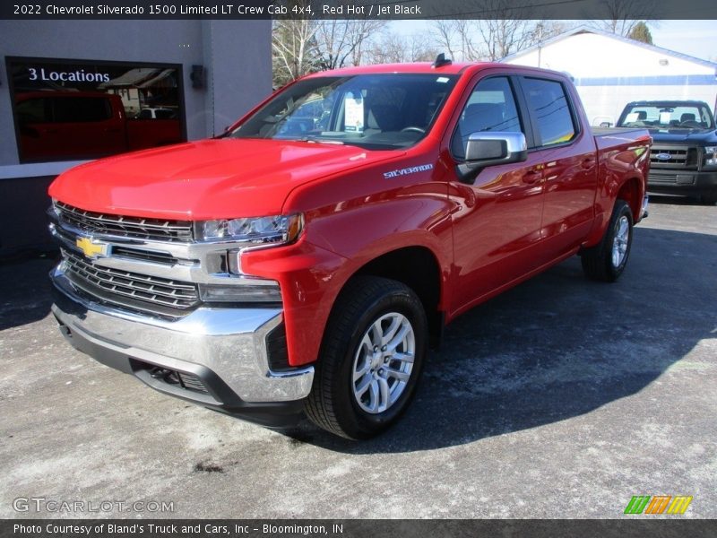 Red Hot / Jet Black 2022 Chevrolet Silverado 1500 Limited LT Crew Cab 4x4