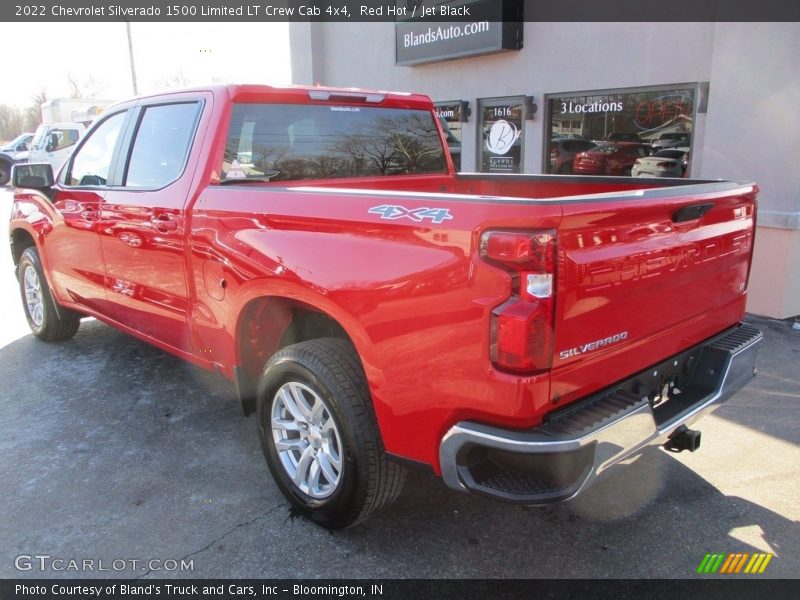 Red Hot / Jet Black 2022 Chevrolet Silverado 1500 Limited LT Crew Cab 4x4
