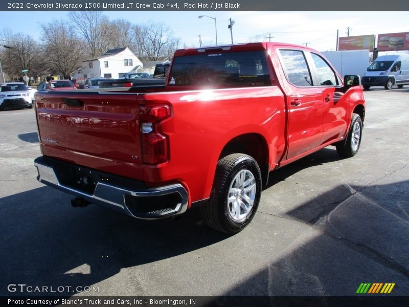 Red Hot / Jet Black 2022 Chevrolet Silverado 1500 Limited LT Crew Cab 4x4