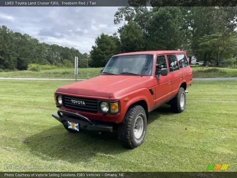 Freeborn Red / Tan 1983 Toyota Land Cruiser FJ60