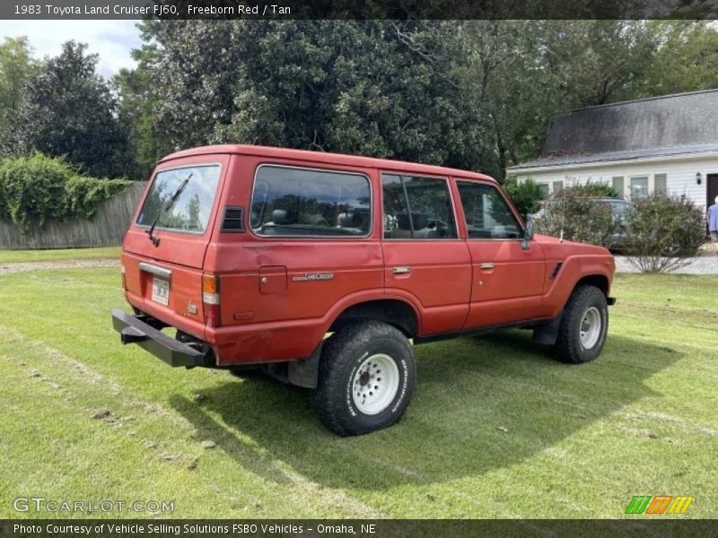 Freeborn Red / Tan 1983 Toyota Land Cruiser FJ60