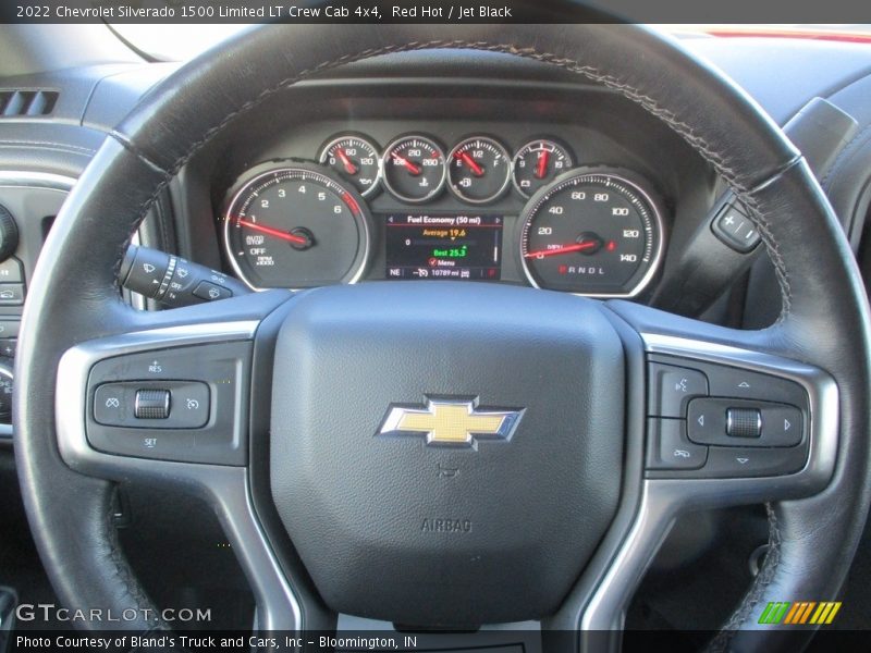 Red Hot / Jet Black 2022 Chevrolet Silverado 1500 Limited LT Crew Cab 4x4