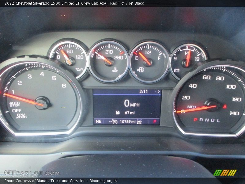 Red Hot / Jet Black 2022 Chevrolet Silverado 1500 Limited LT Crew Cab 4x4
