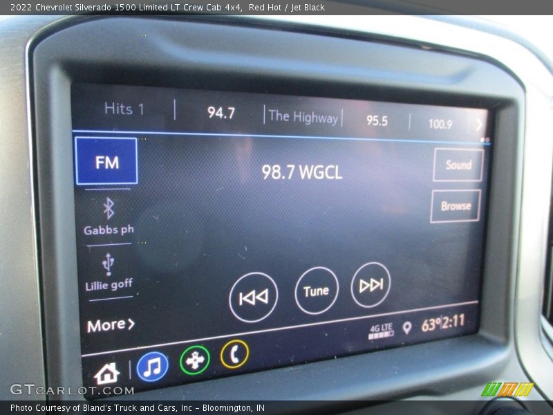 Red Hot / Jet Black 2022 Chevrolet Silverado 1500 Limited LT Crew Cab 4x4