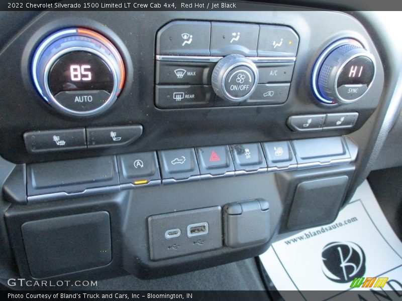 Red Hot / Jet Black 2022 Chevrolet Silverado 1500 Limited LT Crew Cab 4x4