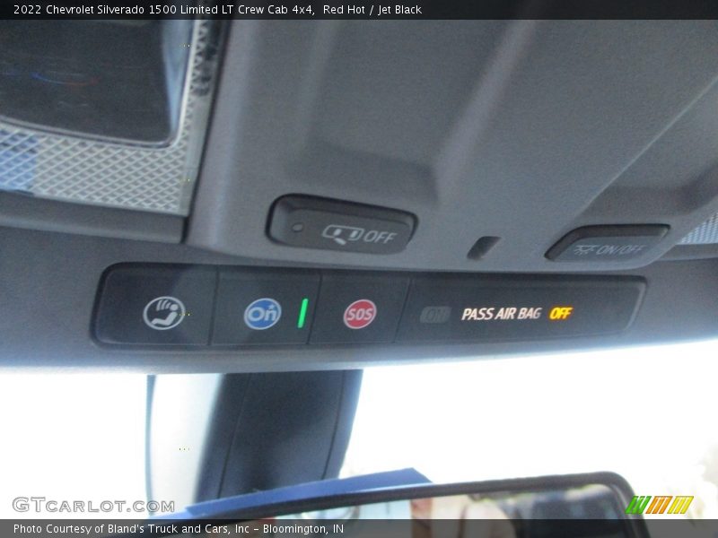 Red Hot / Jet Black 2022 Chevrolet Silverado 1500 Limited LT Crew Cab 4x4