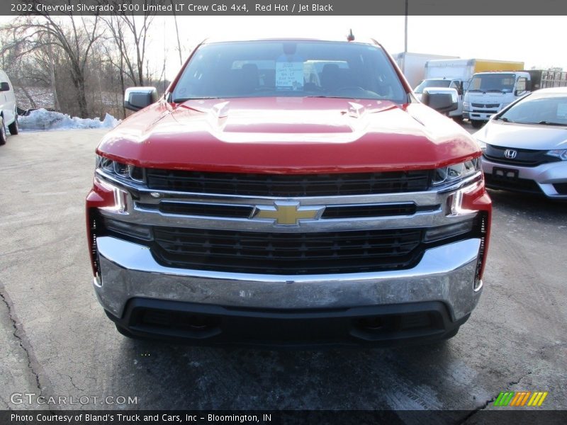 Red Hot / Jet Black 2022 Chevrolet Silverado 1500 Limited LT Crew Cab 4x4