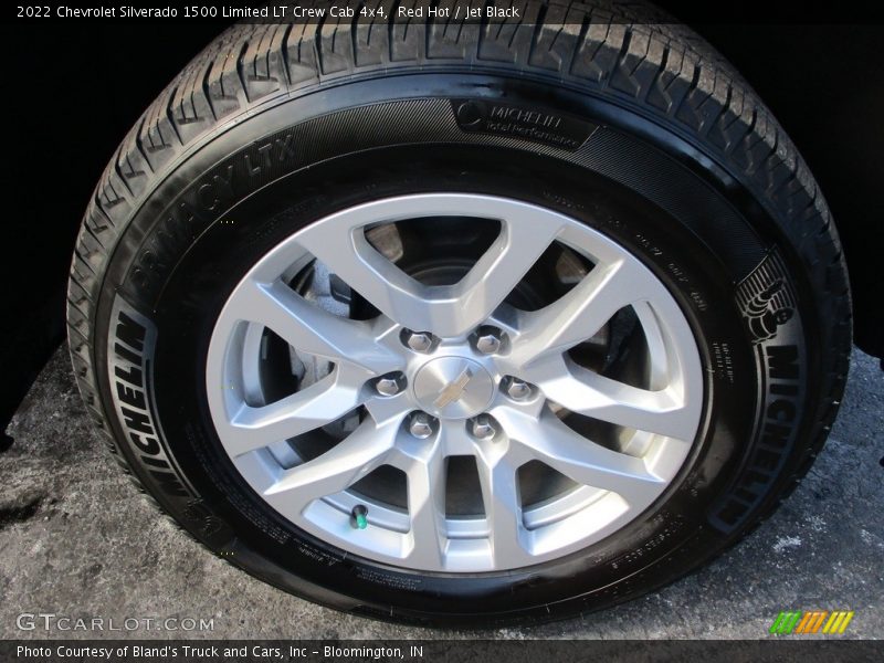 Red Hot / Jet Black 2022 Chevrolet Silverado 1500 Limited LT Crew Cab 4x4