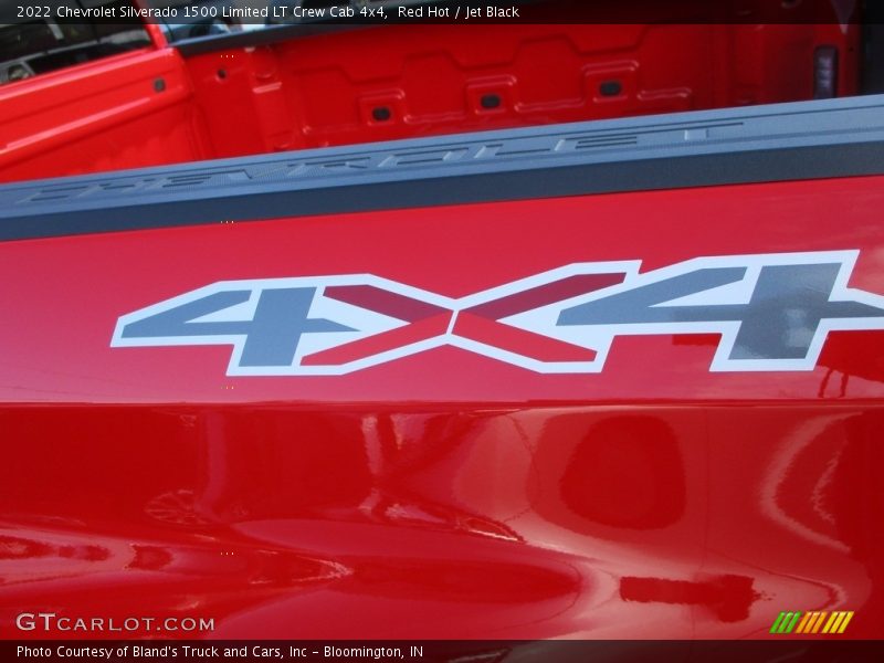 Red Hot / Jet Black 2022 Chevrolet Silverado 1500 Limited LT Crew Cab 4x4