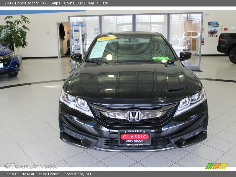 Crystal Black Pearl / Black 2017 Honda Accord LX-S Coupe