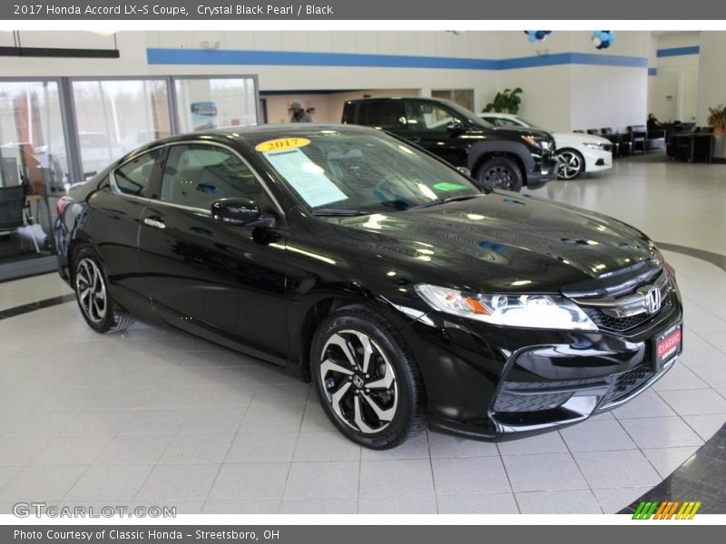 Crystal Black Pearl / Black 2017 Honda Accord LX-S Coupe