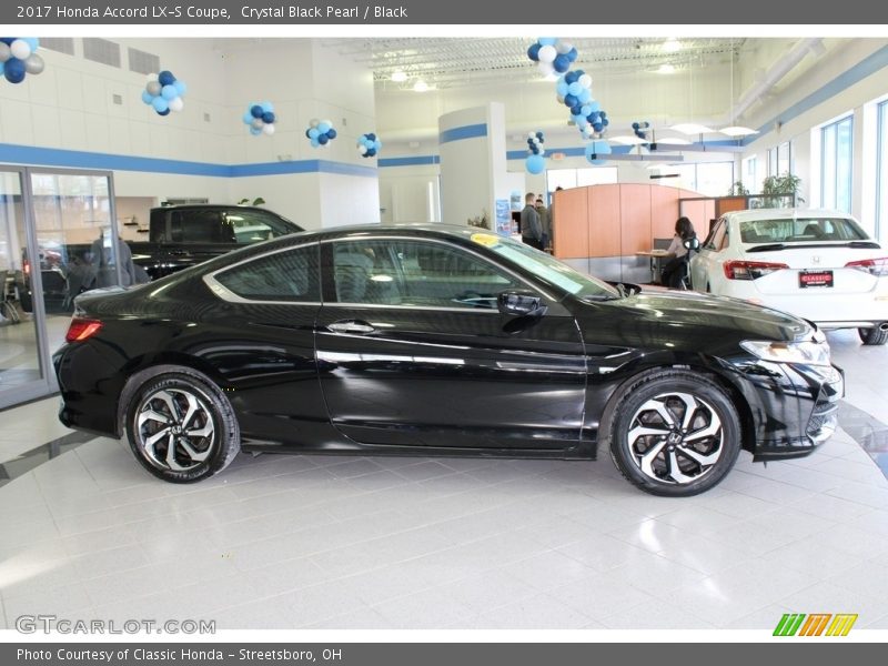 Crystal Black Pearl / Black 2017 Honda Accord LX-S Coupe