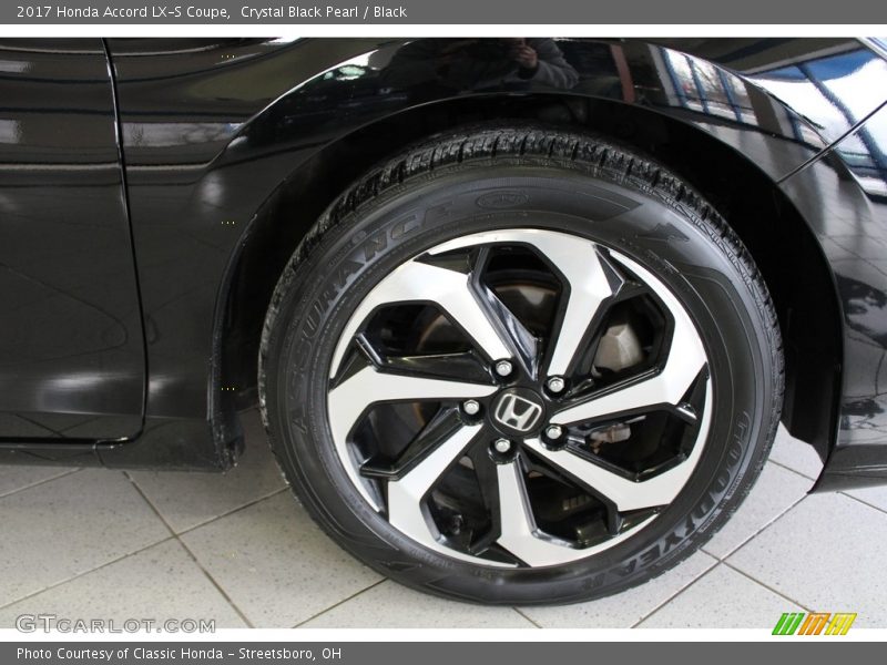 Crystal Black Pearl / Black 2017 Honda Accord LX-S Coupe