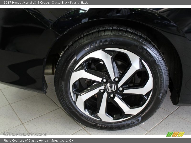 Crystal Black Pearl / Black 2017 Honda Accord LX-S Coupe