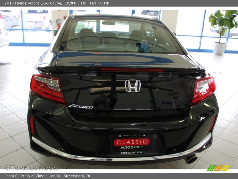 Crystal Black Pearl / Black 2017 Honda Accord LX-S Coupe