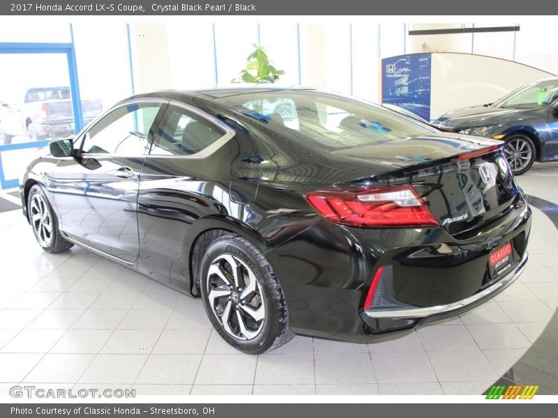 Crystal Black Pearl / Black 2017 Honda Accord LX-S Coupe