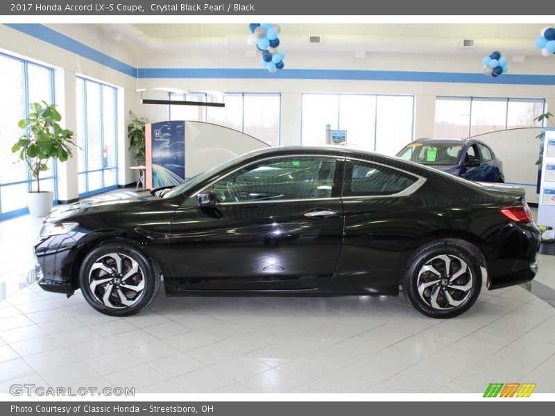 Crystal Black Pearl / Black 2017 Honda Accord LX-S Coupe