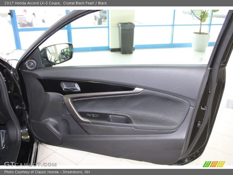 Crystal Black Pearl / Black 2017 Honda Accord LX-S Coupe