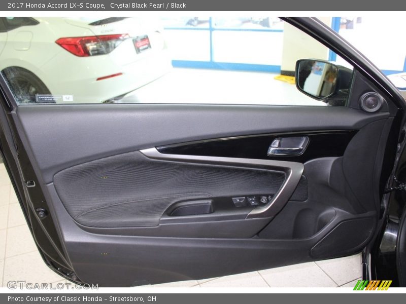 Crystal Black Pearl / Black 2017 Honda Accord LX-S Coupe