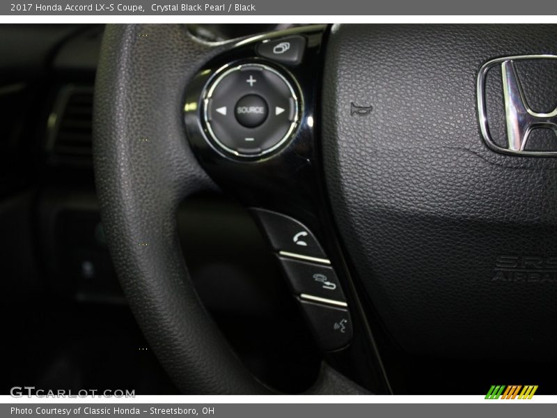 Crystal Black Pearl / Black 2017 Honda Accord LX-S Coupe