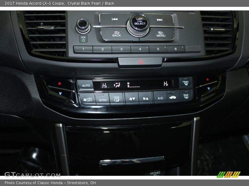 Crystal Black Pearl / Black 2017 Honda Accord LX-S Coupe