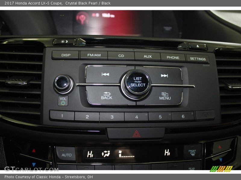 Crystal Black Pearl / Black 2017 Honda Accord LX-S Coupe