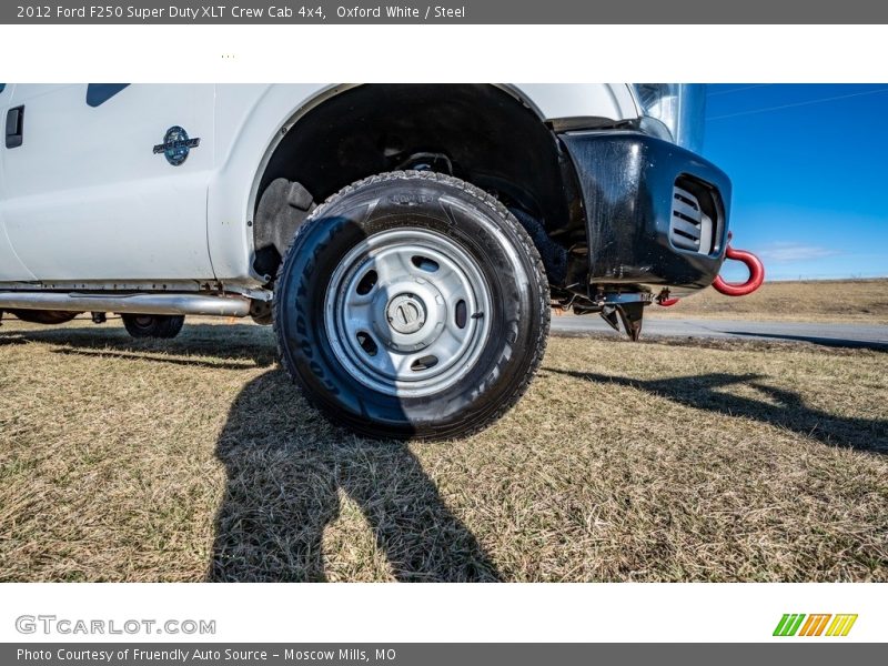 Oxford White / Steel 2012 Ford F250 Super Duty XLT Crew Cab 4x4